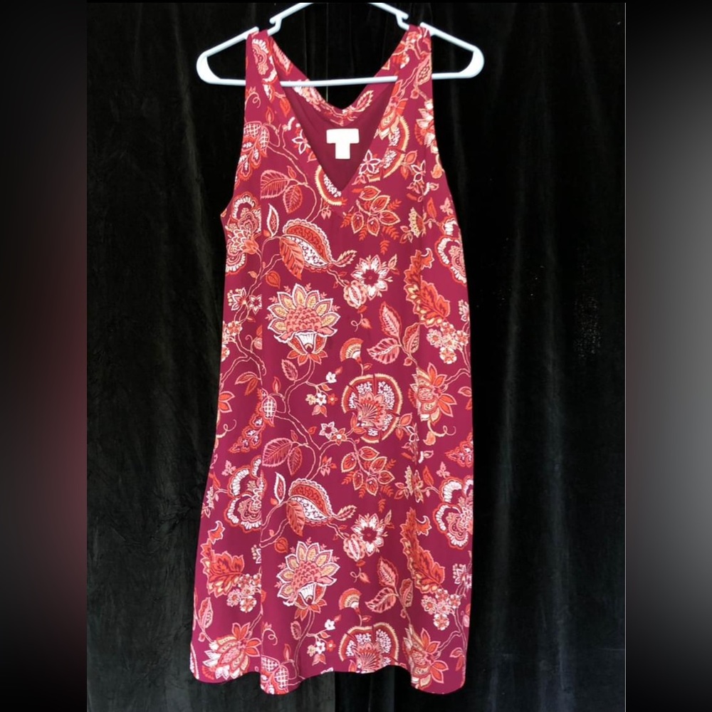 Women’s Loft pink floral dress SIZE L